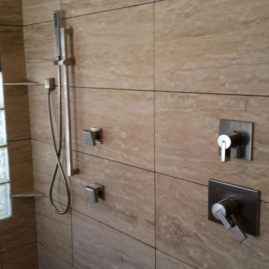 Shower fixture installation for Water Heater Replacement in Harker Heights